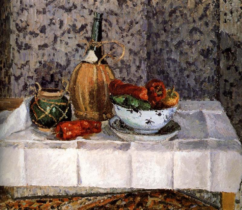 Camille Pissarro There s still life pepper china oil painting image